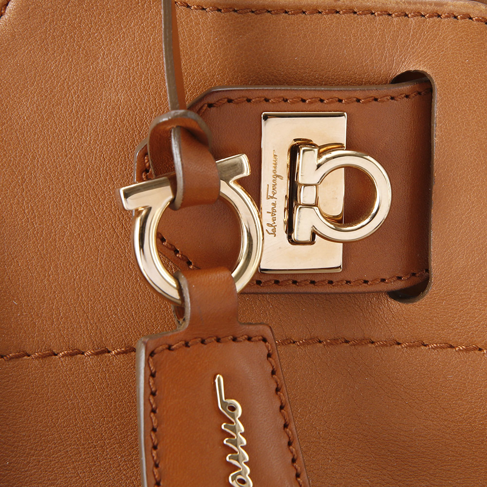 FERRAGAMO(USED)페레가모 레더 간치니 토트백
